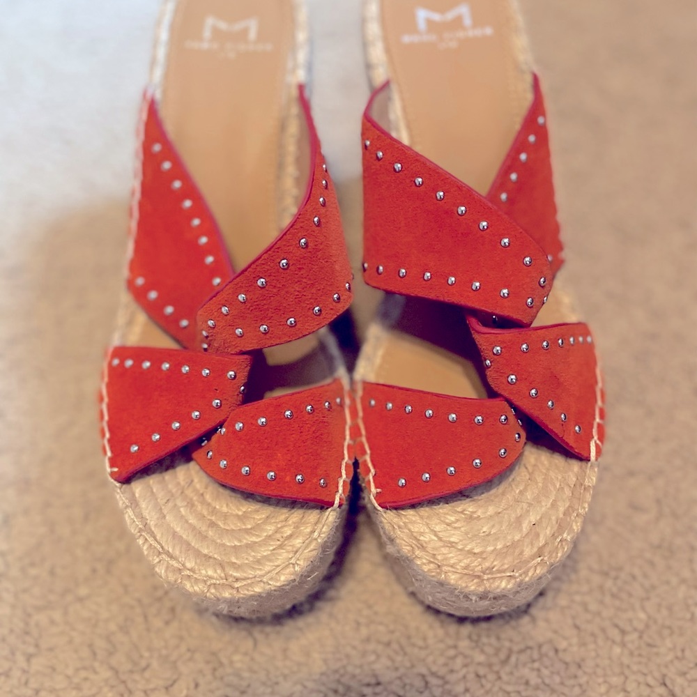 Orange Marc Fischer Wedges